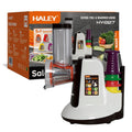 Aparat de salată electric HALEY HY-1327, 5 în 1, 600 W, 5 tamburi interschimbabili, lame inox