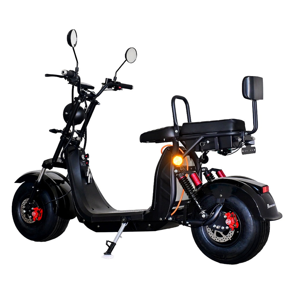 Scuter electric 2 locuri AT Performance, 1500 W, 60V 20Ah, autonomie 45 km, 25 km/h fără permis