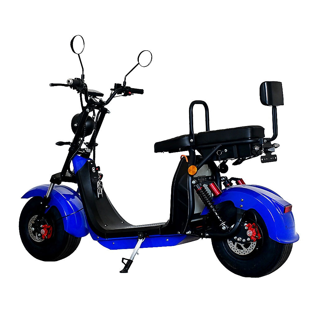 Scuter electric 2 locuri AT Performance, 1500 W, 60V 20Ah, autonomie 45 km, 25 km/h fără permis