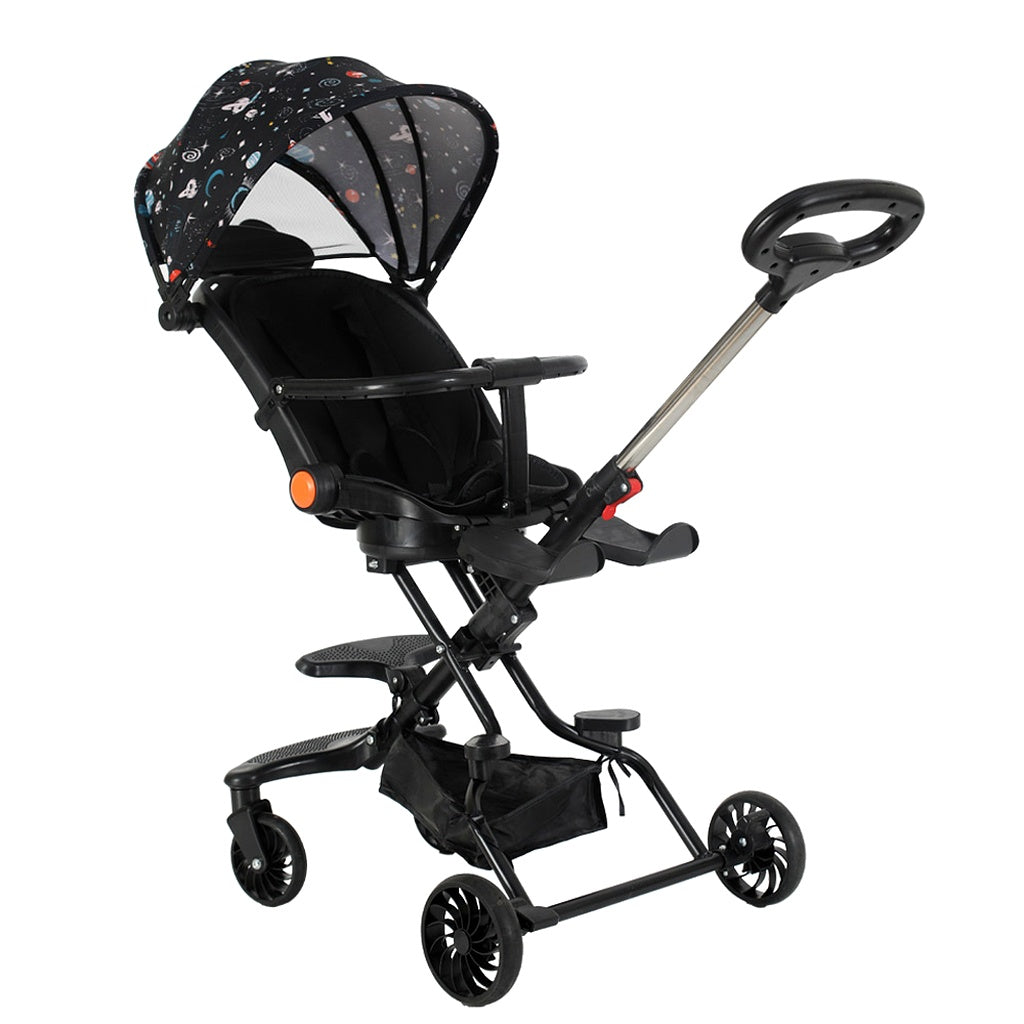 Cărucior sport pliabil reversibil KIDOO KD-2012, 6-36 luni, pliere manuală rapidă, roți pivotante