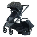 Cărucior 3 în 1 KIDOO, landou, scaun sport și scoică auto i-Size, ham în 5 puncte, suspensii, pliere rapidă