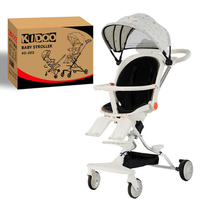 Cărucior sport pliabil reversibil KIDOO KD-2012, 6-36 luni, pliere manuală rapidă, roți pivotante