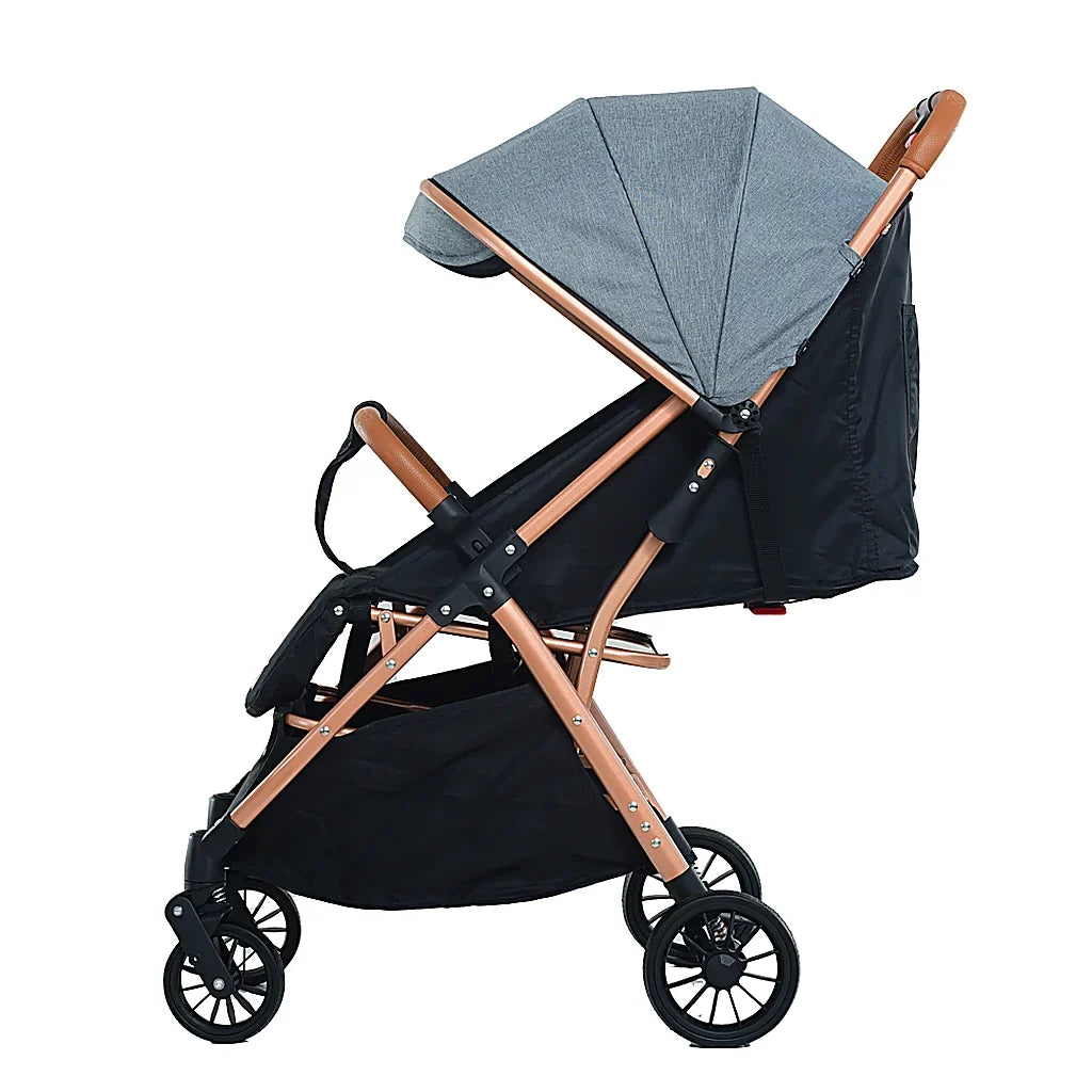 Cărucior pentru copii KIDOO 6607, 0-36 luni, max. 22 kg, pliere cu o mână, centură 5 puncte