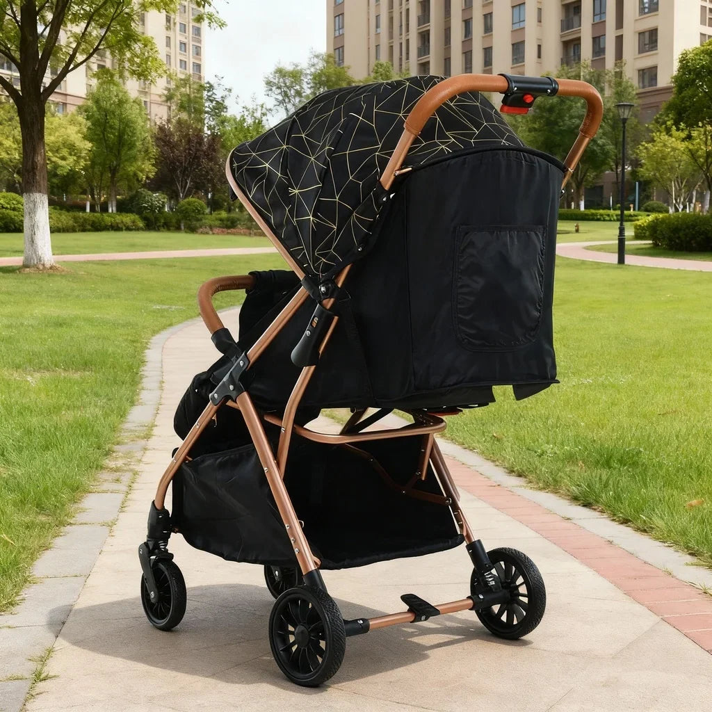 Cărucior pentru copii KIDOO 6607, 0-36 luni, max. 22 kg, pliere cu o mână, centură 5 puncte