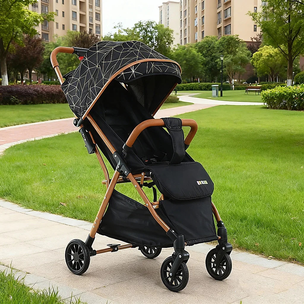 Cărucior pentru copii KIDOO 6607, 0-36 luni, max. 22 kg, pliere cu o mână, centură 5 puncte