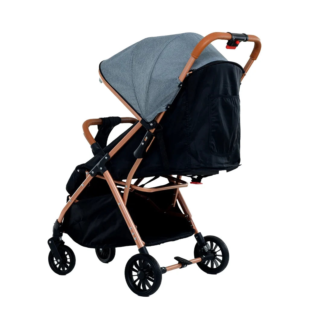 Cărucior pentru copii KIDOO 6607, 0-36 luni, max. 22 kg, pliere cu o mână, centură 5 puncte