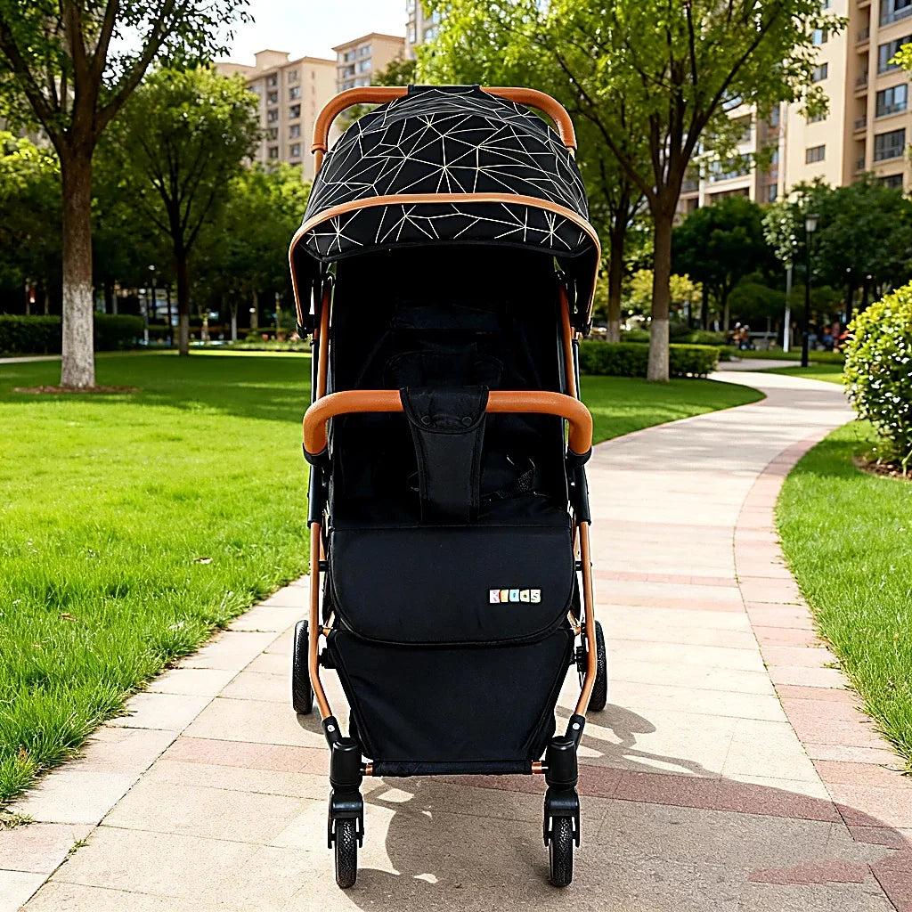 Cărucior pentru copii KIDOO 6607, 0-36 luni, max. 22 kg, pliere cu o mână, centură 5 puncte