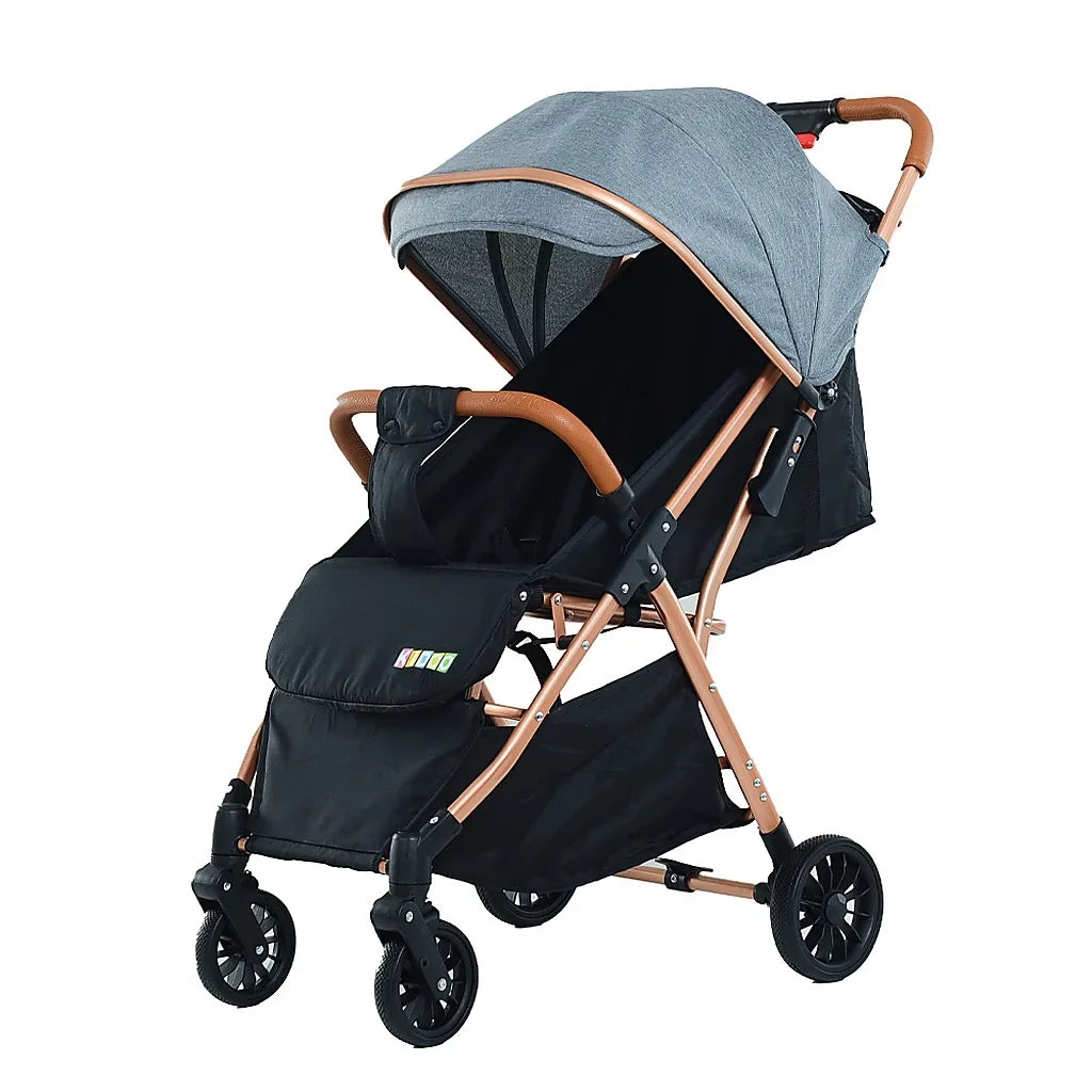 Cărucior pentru copii KIDOO 6607, 0-36 luni, max. 22 kg, pliere cu o mână, centură 5 puncte