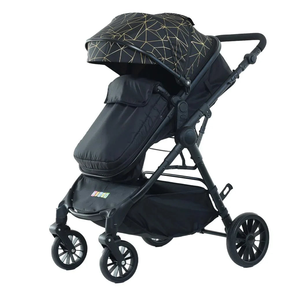 Cărucior 3 în 1 KIDOO, landou, scaun sport și scoică auto i-Size, ham în 5 puncte, suspensii, pliere rapidă