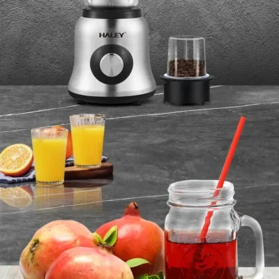 Blender de mână HALEY HY-2942, 1000 W, vas inox 1,5 L, 2 viteze cu impuls, zdrobire gheață