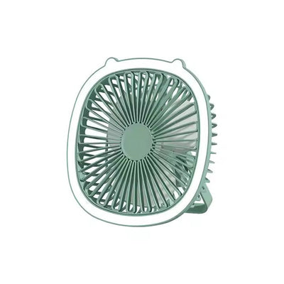 Ventilator de camping portabil AT Performance, alimentare USB, 3 viteze, LED, cârlig pliabil