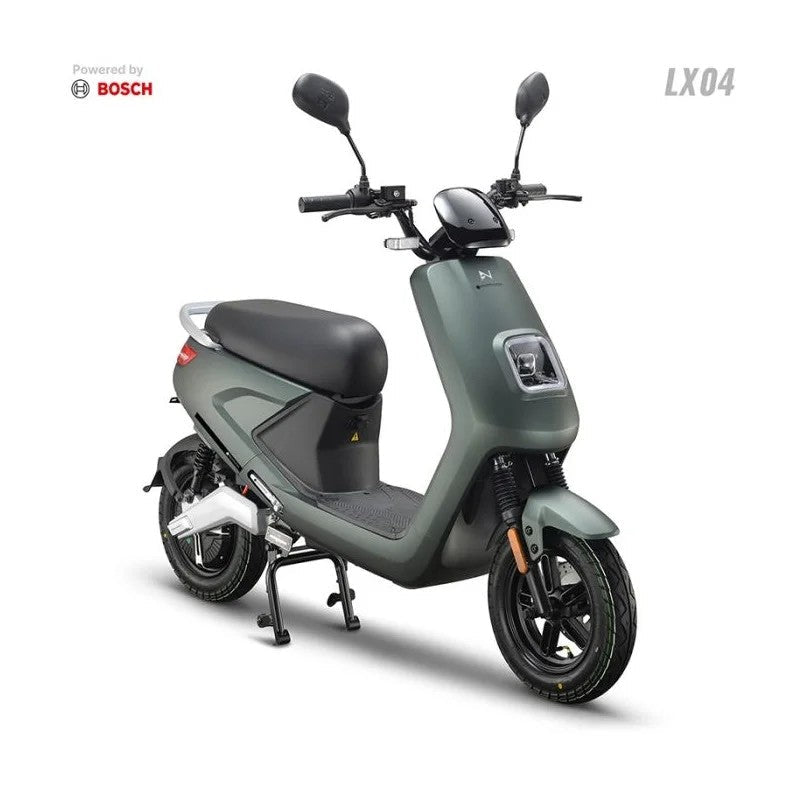 Scuter electric N-MOTO LX04, motor Bosch 1440 W, 25 km/h fără permis, autonomie 80 km, verde
