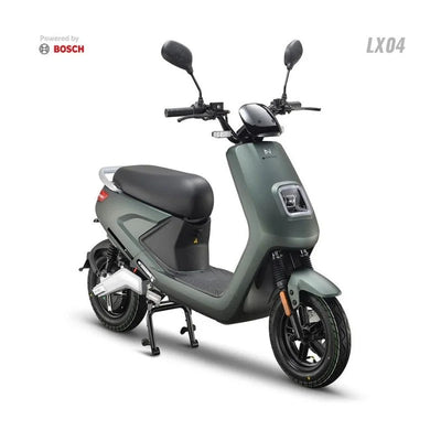 Scuter electric N-MOTO LX04, motor Bosch 1440 W, 25 km/h fără permis, autonomie 80 km, verde
