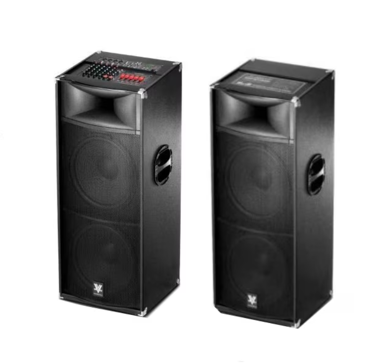 Sistem audio profesional AT Performance Valliodor 2025, 560 W, 4 difuzoare 15 inch, 2 microfoane wireless