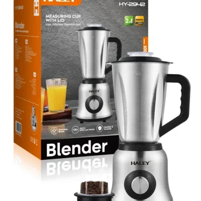 Blender de mână HALEY HY-2942, 1000 W, vas inox 1,5 L, 2 viteze cu impuls, zdrobire gheață