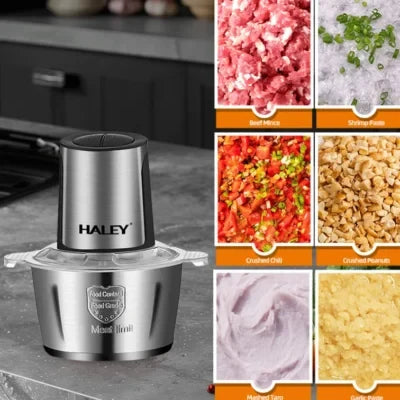 Blender HALEY HY-1228, 500 W, vas sticlă 2 L, 4 lame inox, bază antialunecare