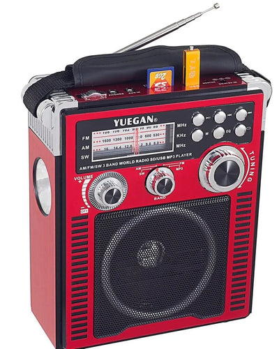 Radio portabil AT Performance, 3 benzi AM/FM/SW, MP3 USB, card SD, AUX in, lanternă